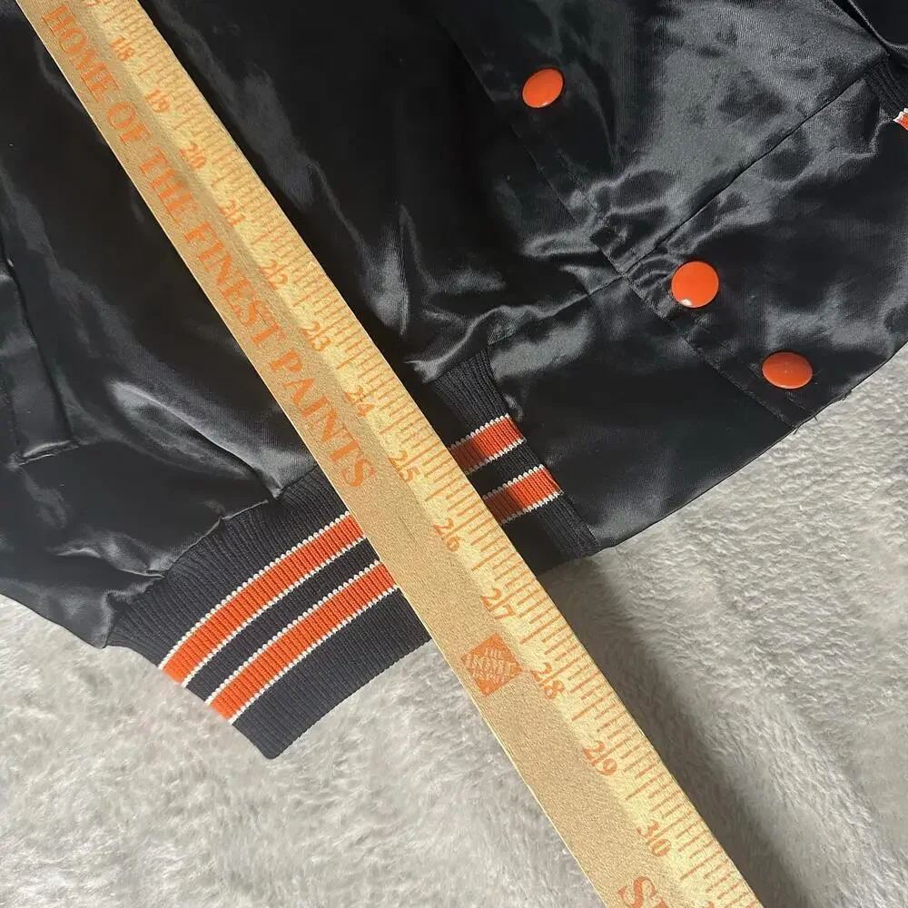 Vintage Rennoc USA Made Nylon Quilt Lined‎ Collared Jacket Men XL Spanish Club